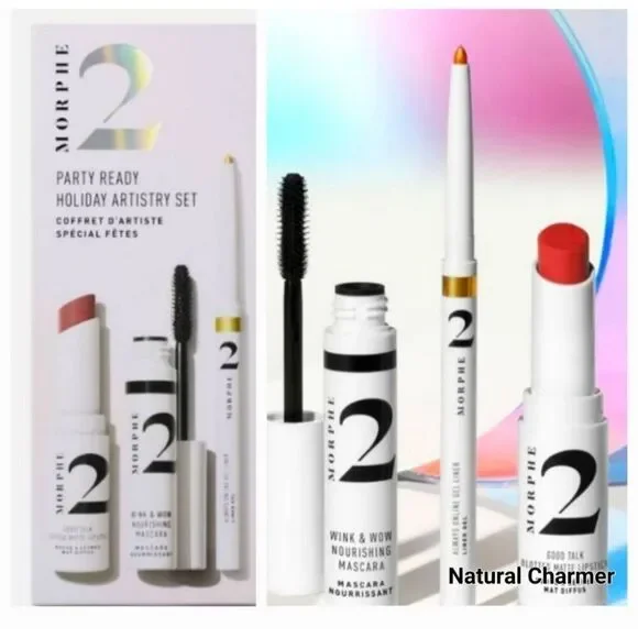 Morphe 2 Party Ready Holiday Artistry Set- Natural Charmer - Picture 2 of 7